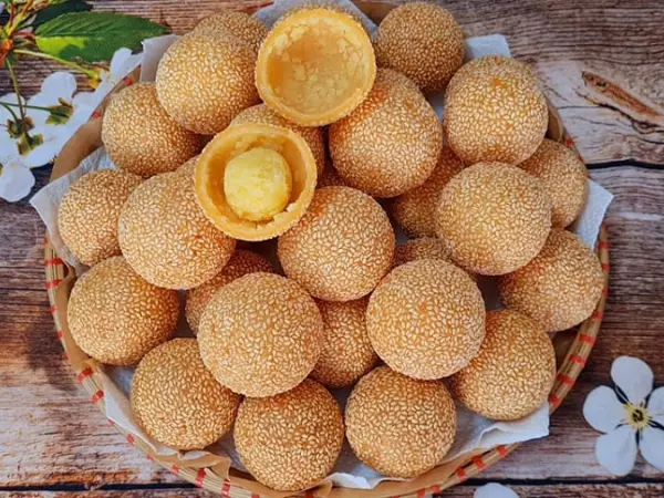 Bánh cam nhân đậu xanh