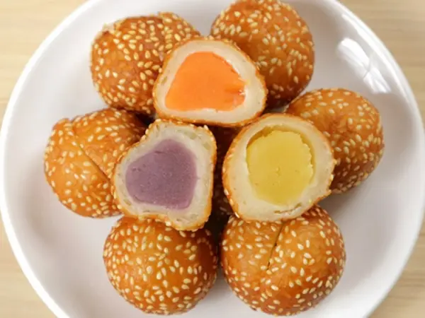 Bánh cam nhân khoai môn